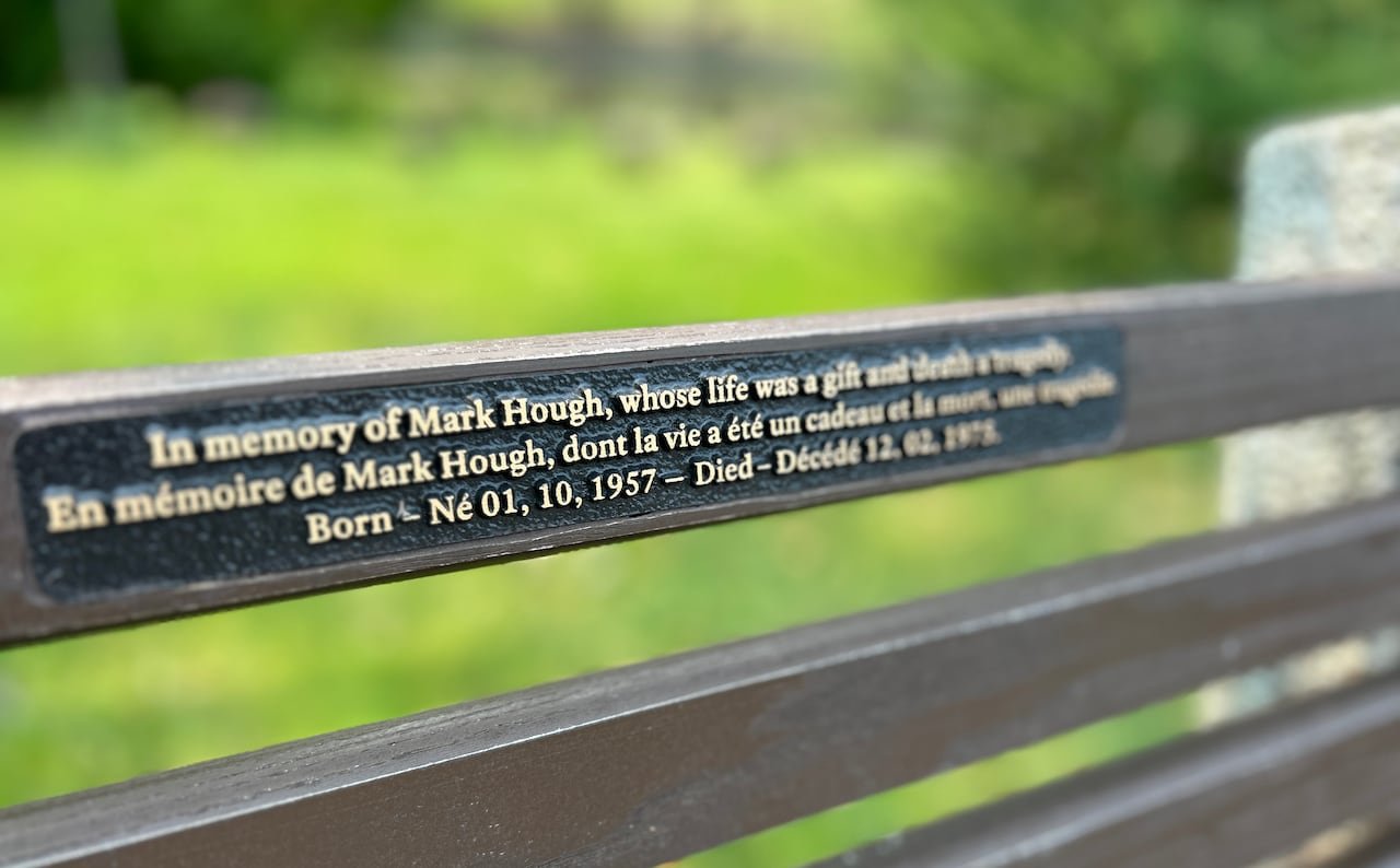 default-212 Earlier this year, Hough's family had a bench along Ottawa's Rideau Canal dedicated to Hough. The family will gather there on the eve of the shooting's anniversary.